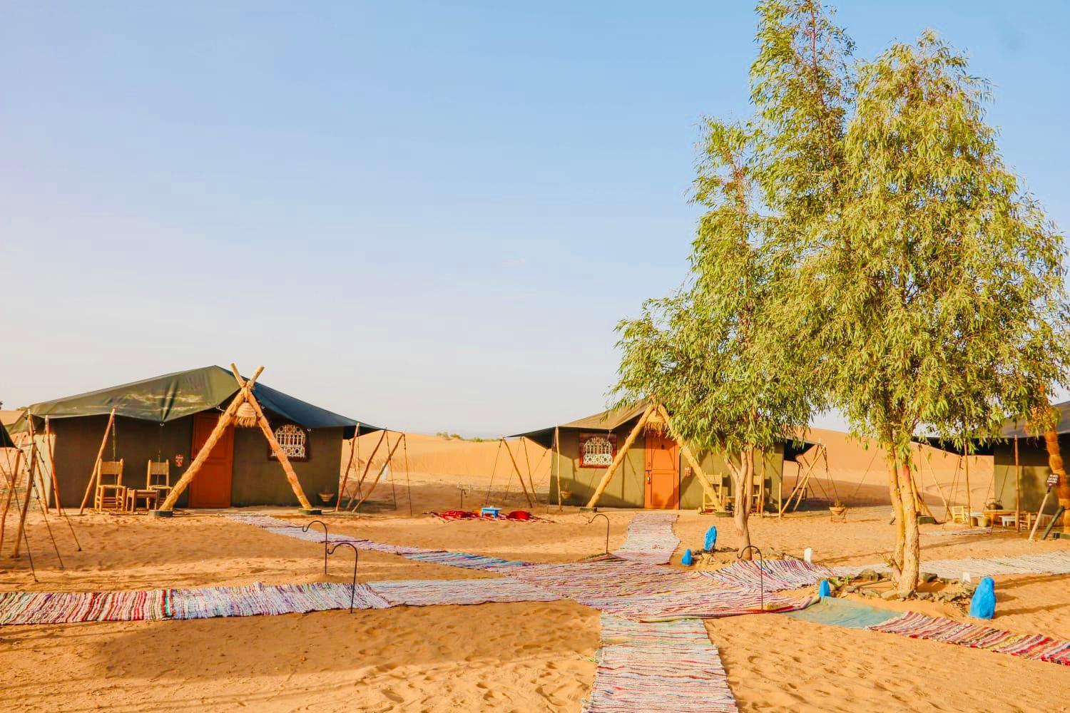 Pueblo Touareg - Private Tents Merzouga Exteriör bild