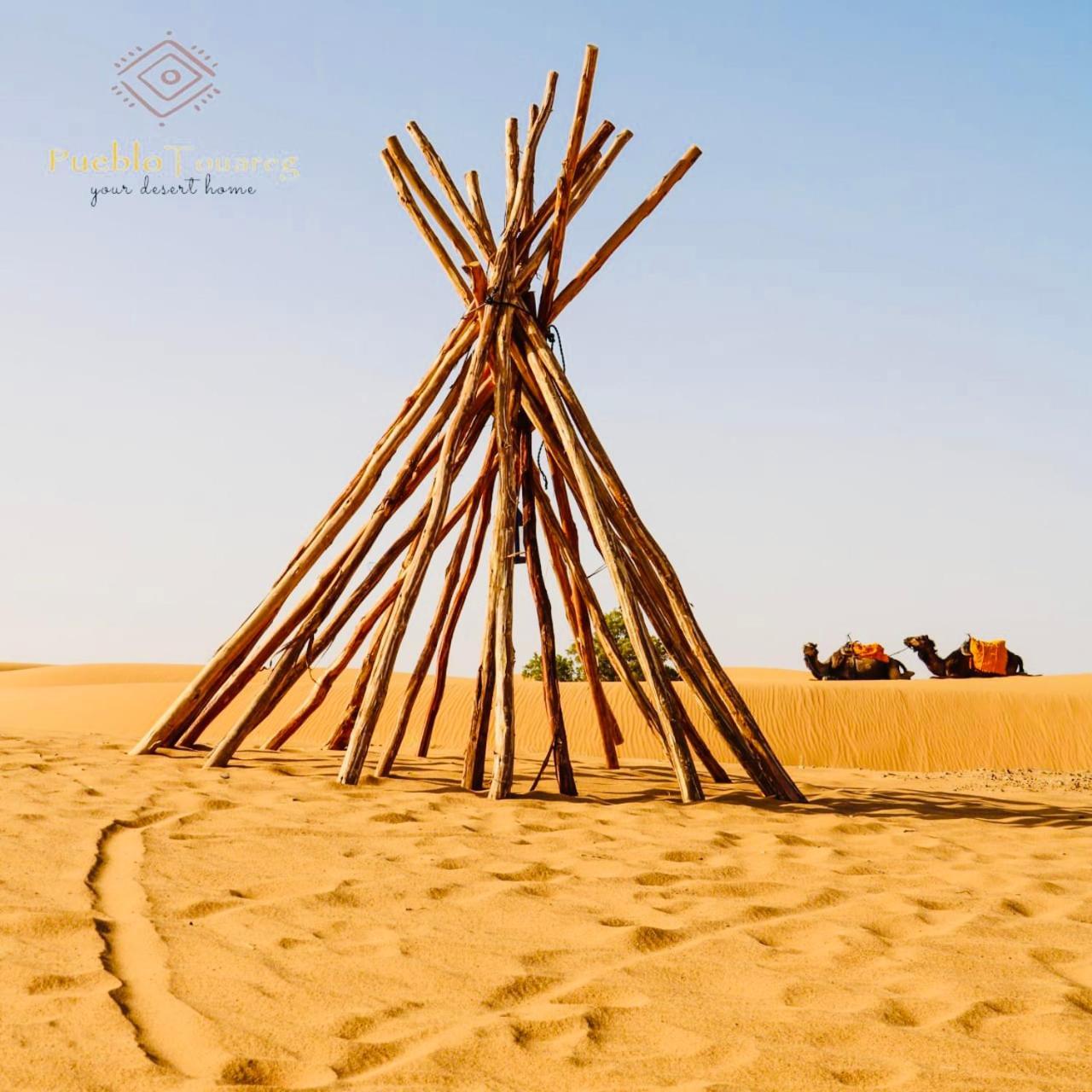 Pueblo Touareg - Private Tents Merzouga Exteriör bild